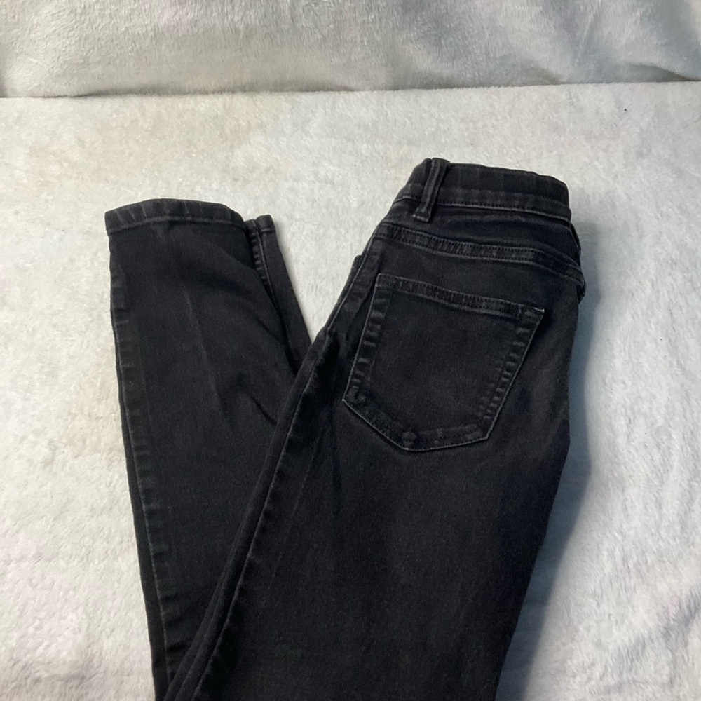 H&M Black Skinny Jeans Solid Denim